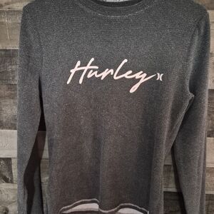 Hurley Women's Charcoal Crew Neck Pajama Set